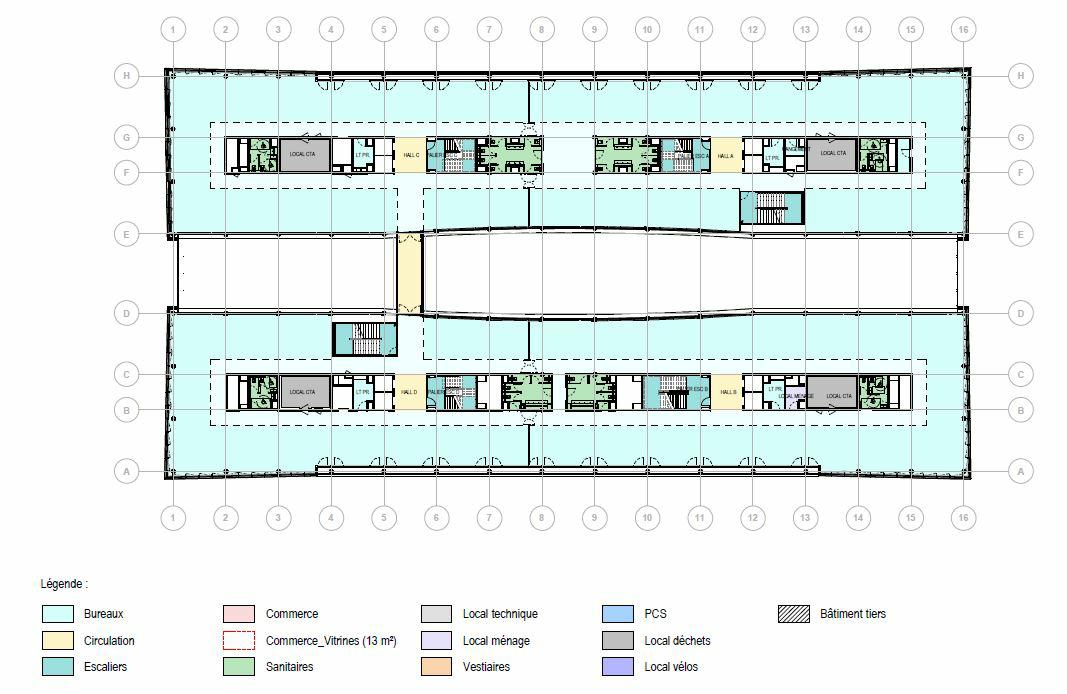 Bureau Paris 15831m² Location bureau Paris OLBUR2202725 4